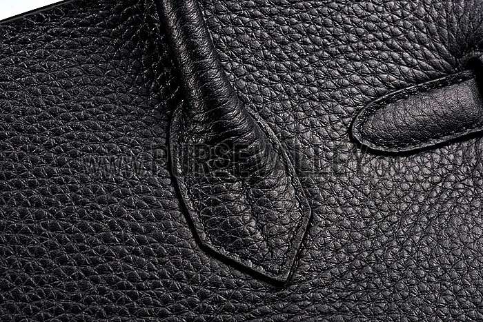 Hermes Birkin 30 Black/Pink Lining 607477