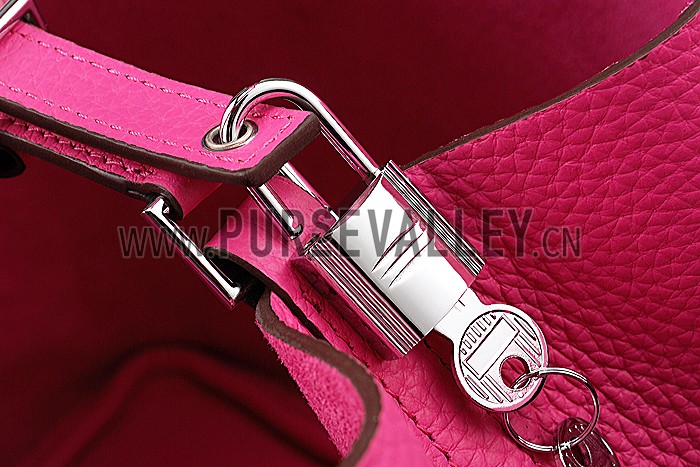 Hermes Picotin MM Fuchsia 607503