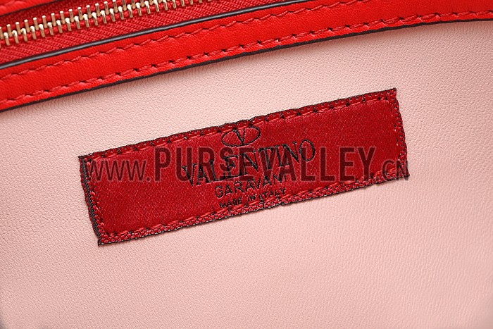 Valentino Rockstud Clutch Red 607530