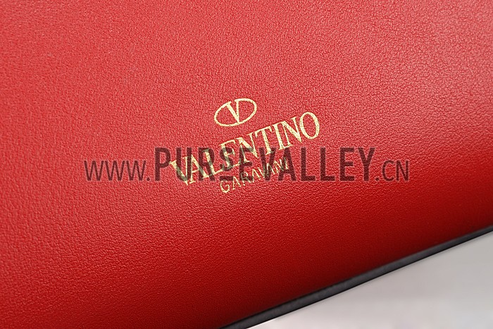 Valentino Rockstud Shoulder Bag Red 607536