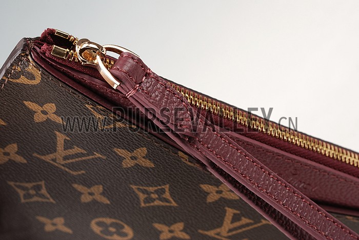 Louis Vuitton Pochette Pallas Monogram Dark Red 607545