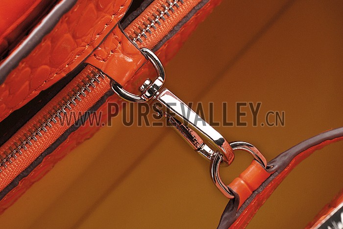 Louis Vuitton Capuciness Crocodile Leather OrangeMM 607548