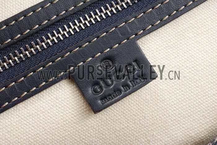 Gucci GG Canvas Backpack Beige/Blue 607933