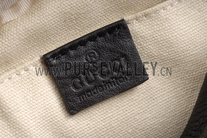 Gucci Soho Leather Mini Chain Bag Black 607941