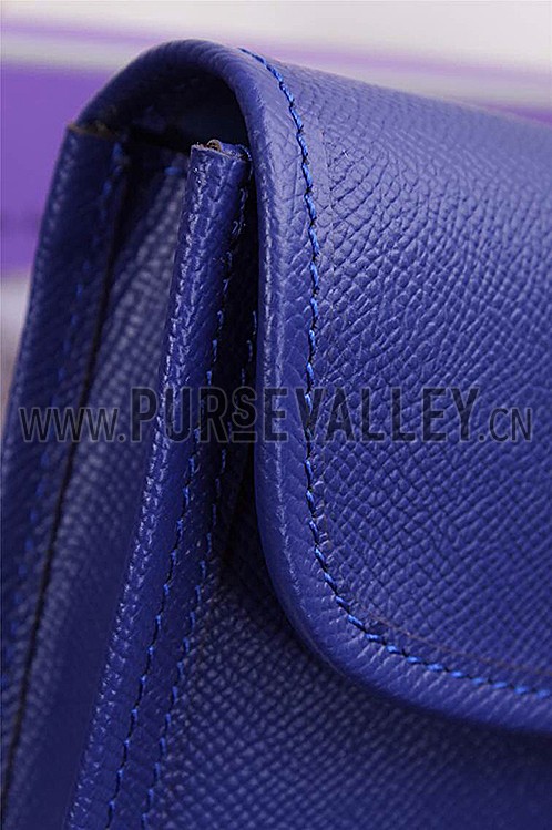 Hermes Jige Elan 29 Blue Electric Clutch 608009