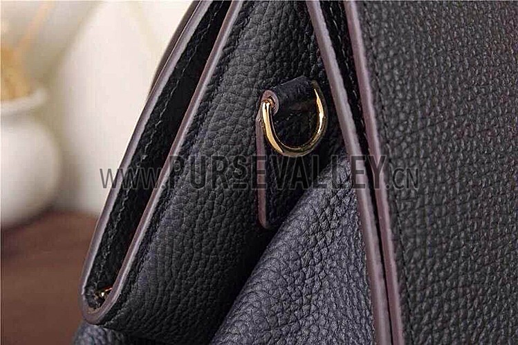 Hermes Stirrup Shoulder Bag Black 608089