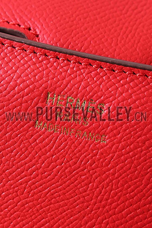 Hermes Constance Elan Red Vermillion 608127