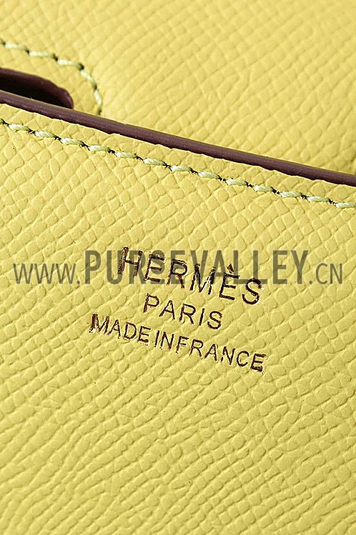 Hermes Constance Elan Yellow 608131