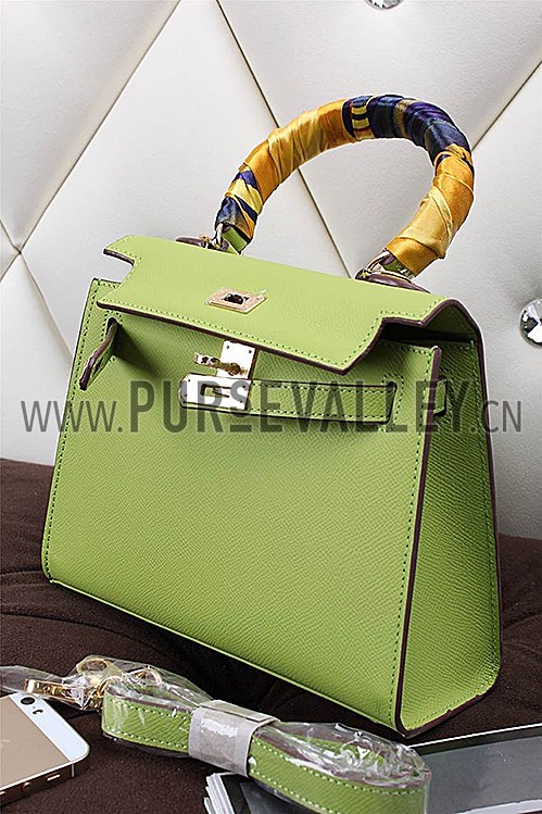 Hermes Kelly Apple Green 608134