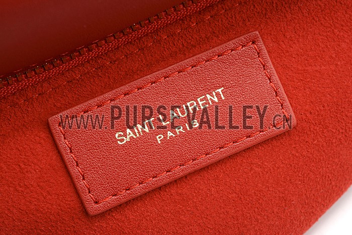 Saint Laurent Universite Flap Bag Red 608211