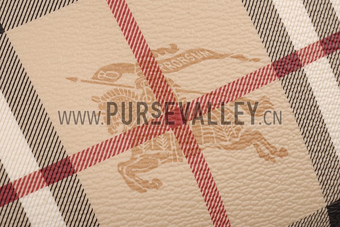 Burberry Haymarket Check Crossbody Bag Elderberry 608264