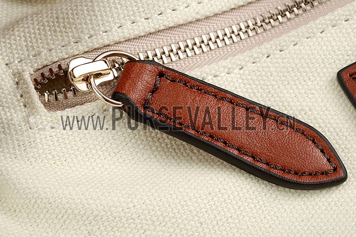 Burberry Canvas Check Backpack Honey Tan 608278