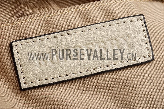 Burberry Haymarket Check Wristlet White 608285