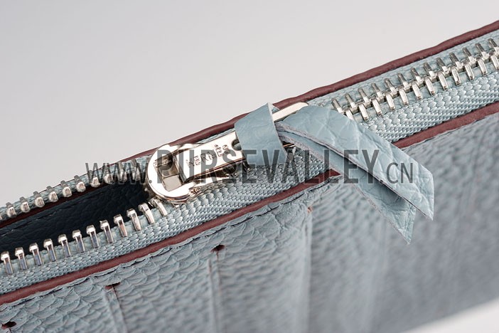 Hermes Dogon Wallet Etain Grey 608076