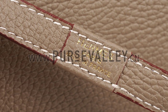 Hermes Constance Khaki with Golden Buckle