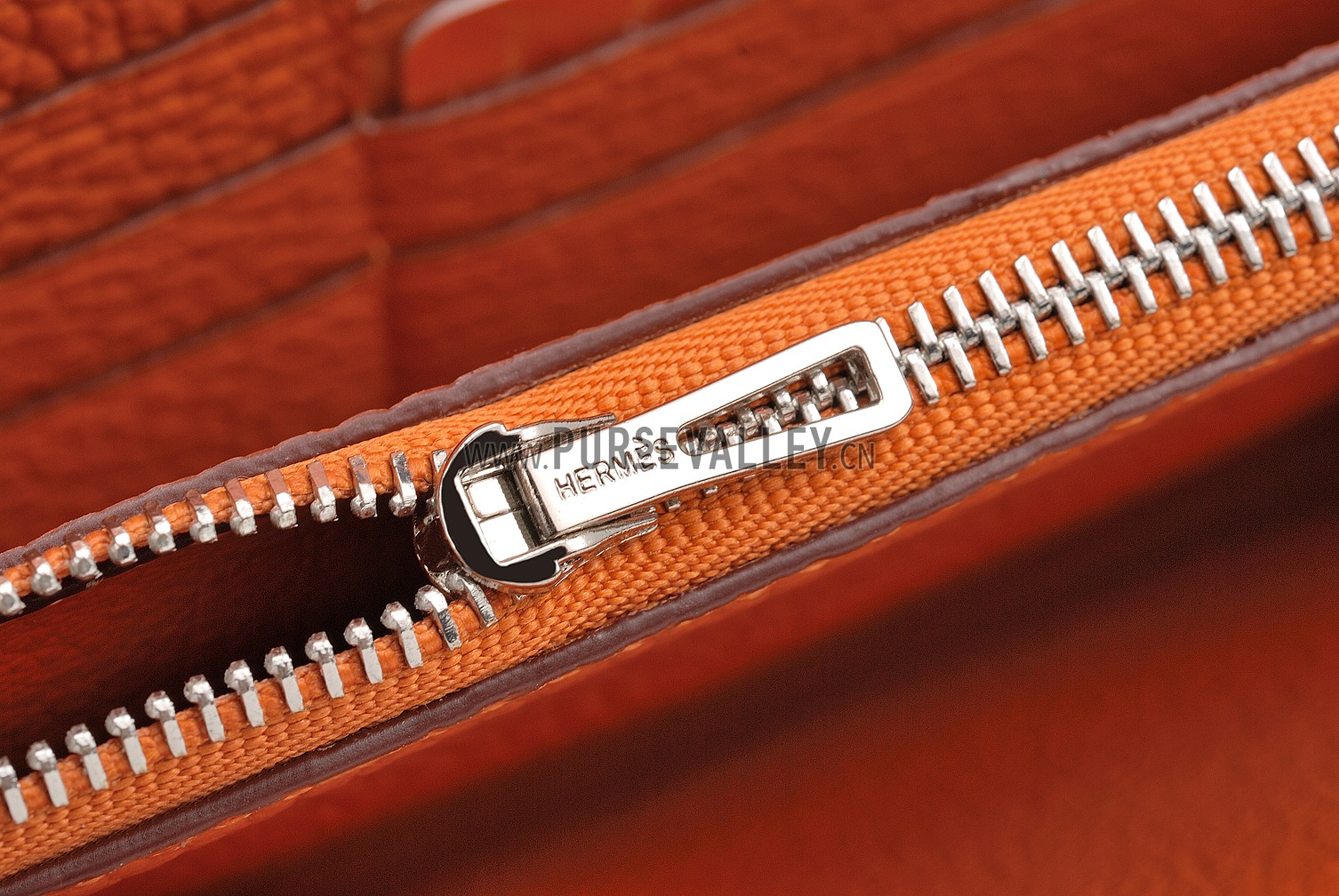 Hermes Constance Long Wallet Orange 608080