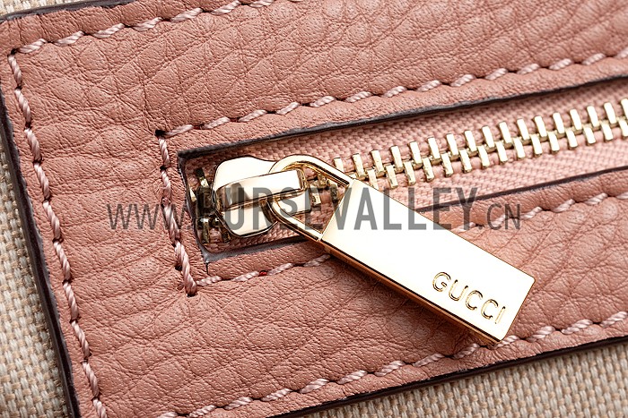 Gucci Soho Studded Shoulder Bag Light Pink