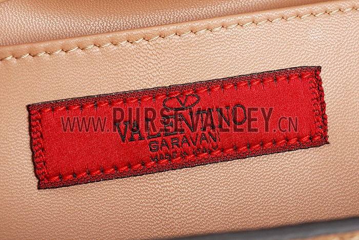 Valentino RockStud Shoulder Tan Bag