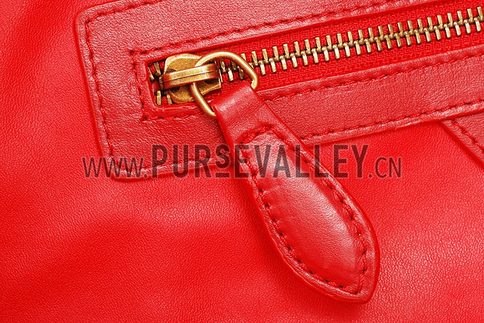 Celine Mini Luggage Red