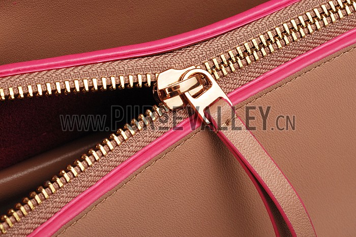 Celine Belt Bag Beige With Pink Trim