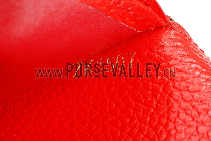 Louis Vuitton Lockme Wallet Red