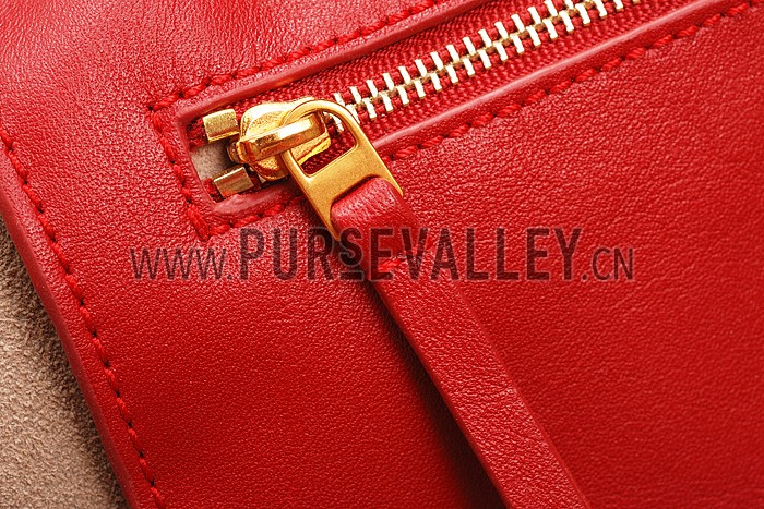 Celine Tie Bag Red