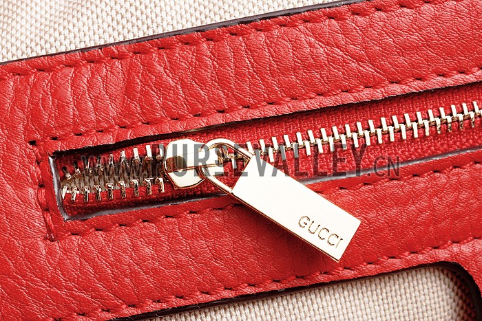 Gucci Soho Studded Shoulder Bag Light Red