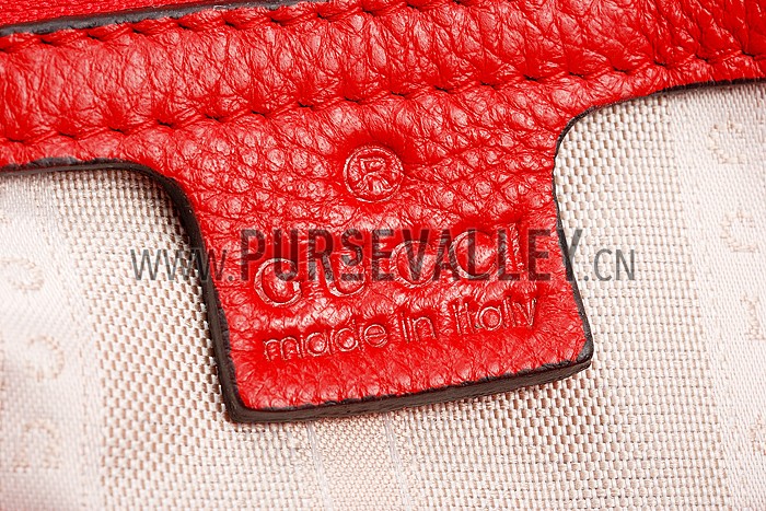 Gucci Bright Leather Bag Red