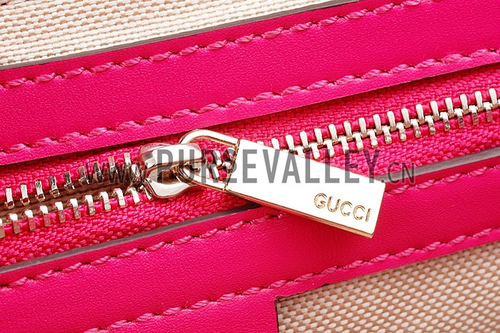 Gucci Interlocking Medium Shoulder Bag Fuchsia