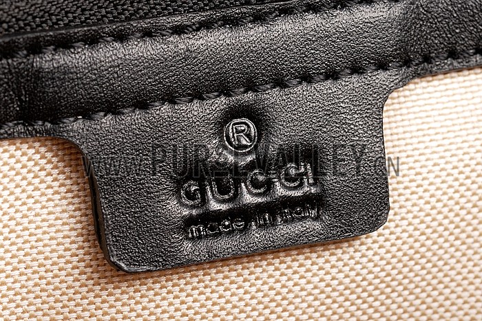 Gucci Interlocking Shoulder Bag Black