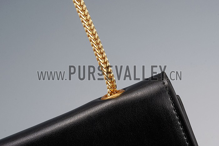 Saint Laurent Medium Cassandre Tassel Black Bag 608308
