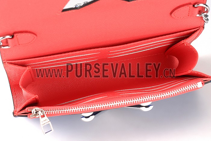 Louis Vuitton Twist Epi Leather Aqua Print Bag