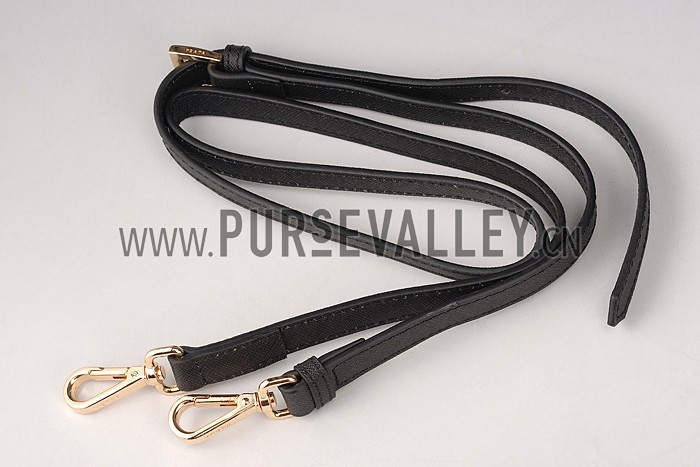 Prada Saffiano Mini Double Zip Tote Black