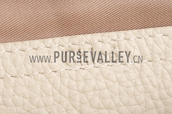 Chloe Marcie Flap Small Shoulder Bag Beige