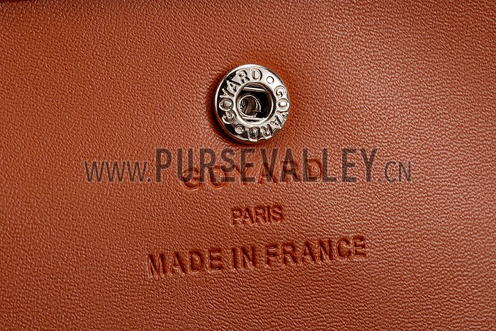 Goyard St Louis Tote Black And Tan Leather Trim