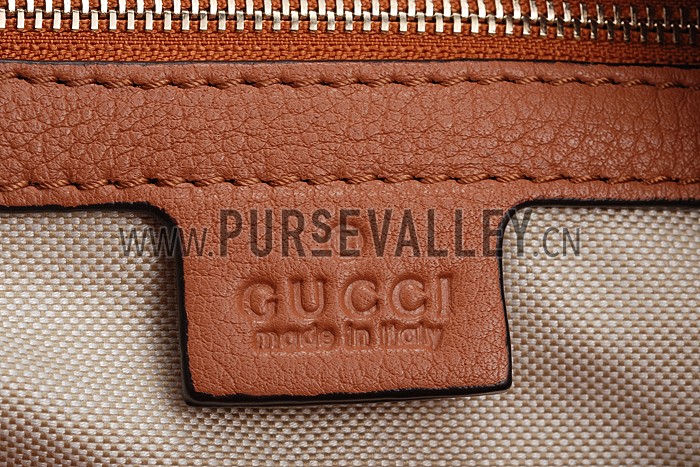 Gucci Soho Leather Hobo Brown