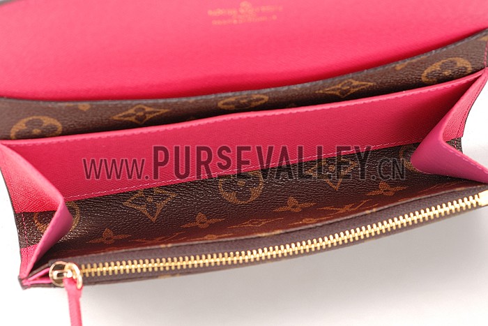 Louis Vuitton Emilie Wallet Fuchsia