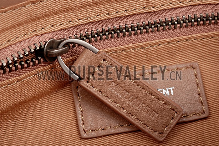 Saint Laurent College Monogram Medium Bag Taupe