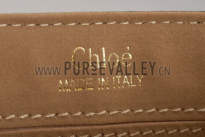 Chloe Faye Small Bag Grey Suede Leather Flap