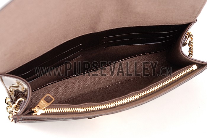 Louis Vuitton Chain Louise Patent Leather Amarante