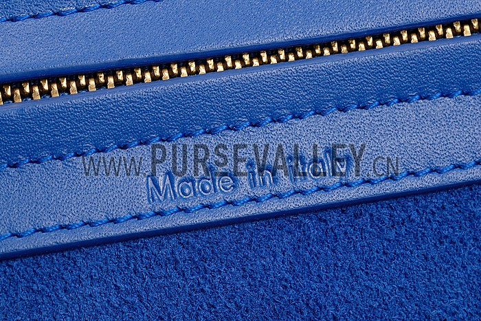 Celine Luggage Phantom Tote Blue