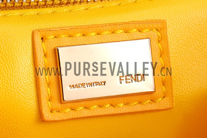 Fendi Peekaboo Karlito Capsule Detail Yellow Bag