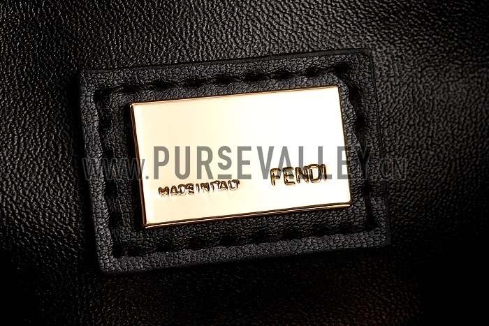 Fendi Peekaboo Karlito Capsule Black Bag