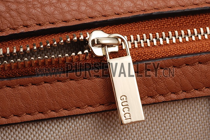 Gucci Soho Leather Shoulder Bag Brown