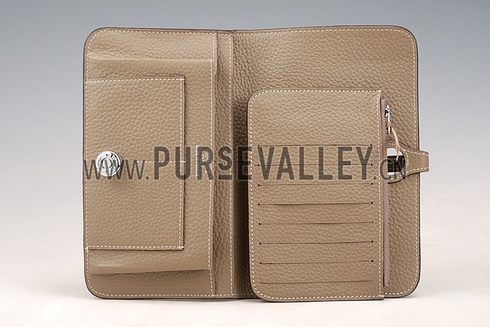 Hermes Dogon Wallet Taupe 18926636