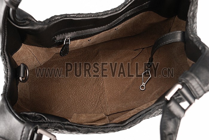 Bottega Veneta Campana Black Bag