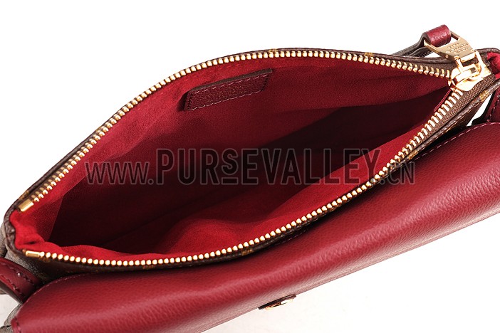 Louis Vuitton Monogram Twinset Dark Red