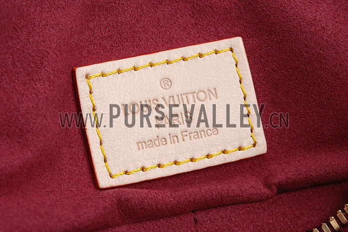 Louis Vuitton Monogram Pallas BB Dark Red PM Bag