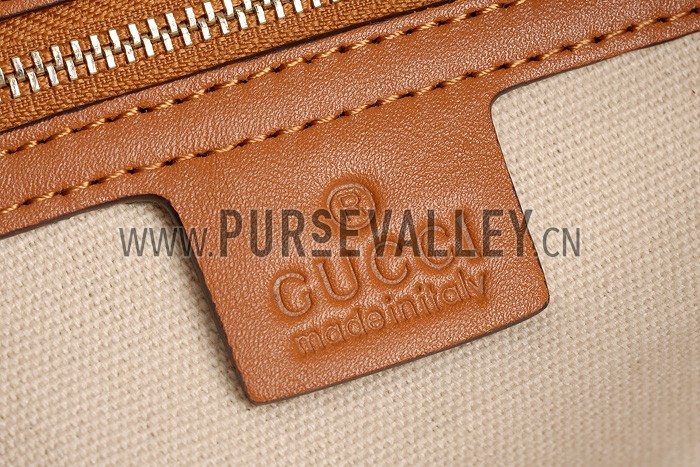 Gucci Ramble Ebony/Tan Tote