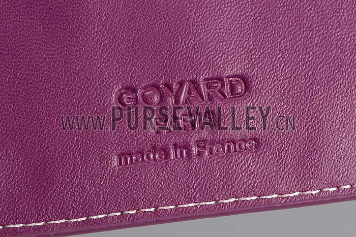 Goyard Passport Cover Plum